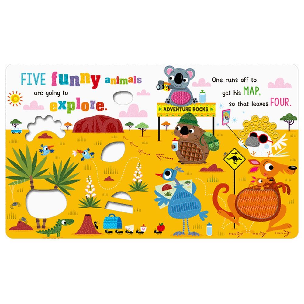 Make Believe Ideas - Never Touch the Funny Animals Counting Board Book