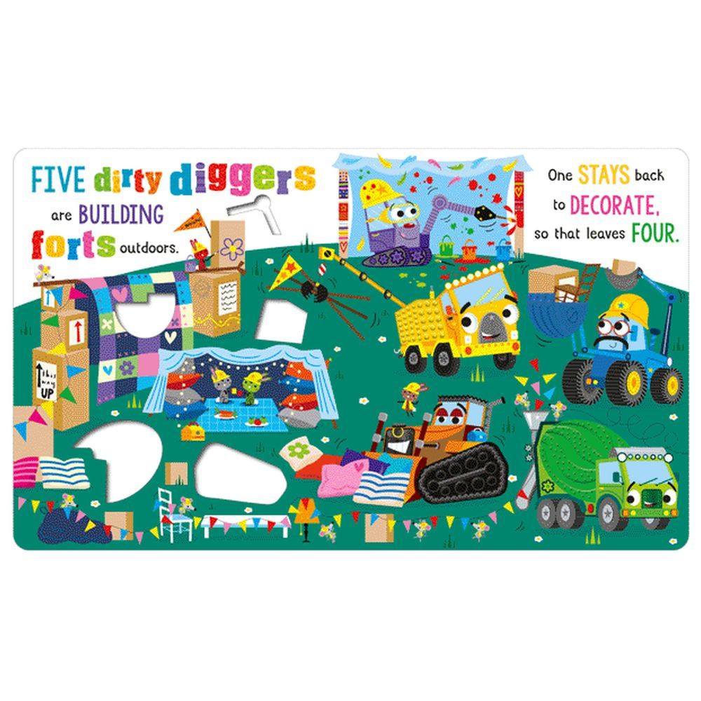 Make Believe Ideas - Never Touch the Diggers Counting Board Book