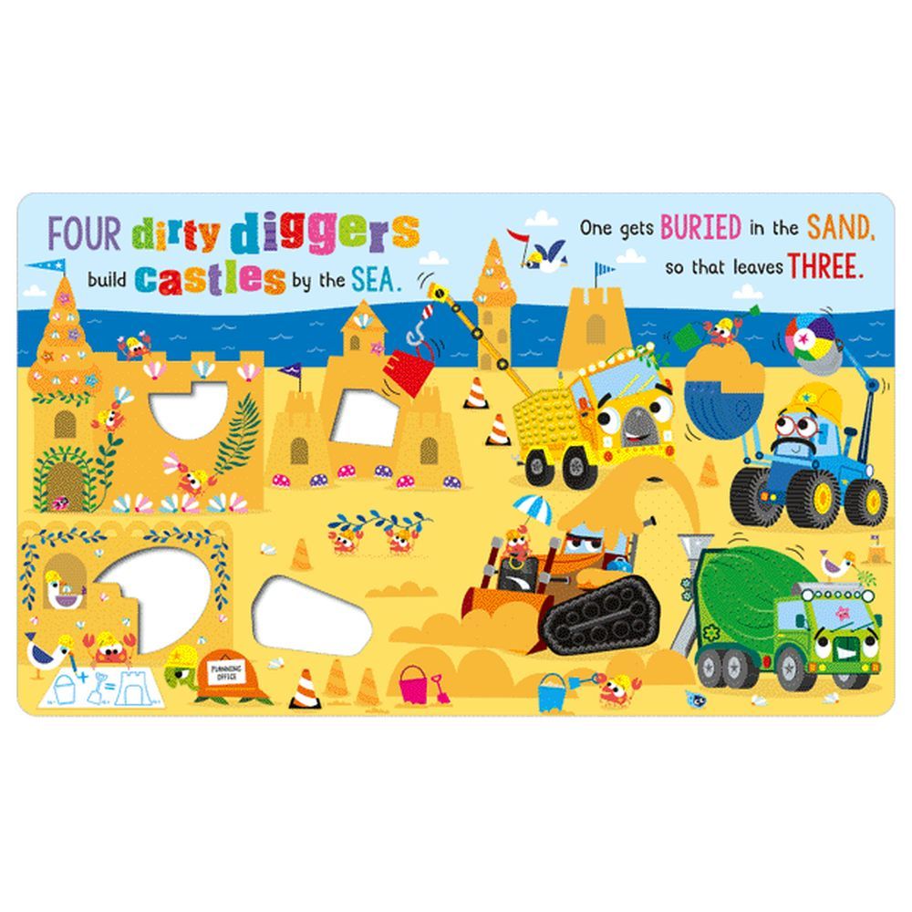 Make Believe Ideas - Never Touch the Diggers Counting Board Book