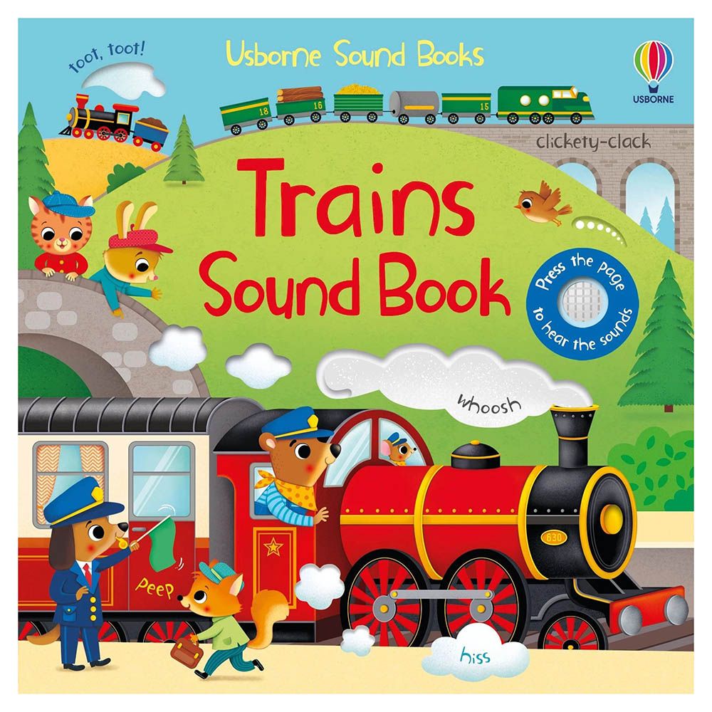 كتب أسبورن-  كتاب Trains Sound Book