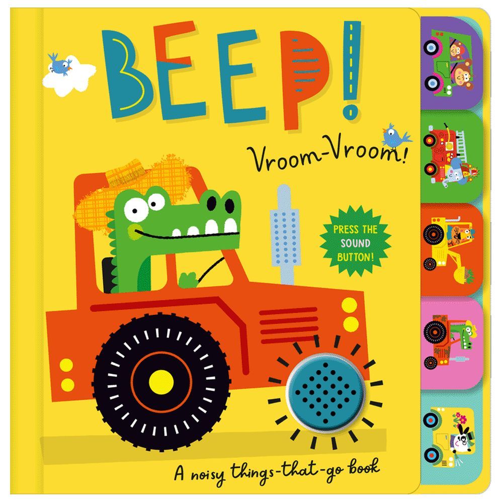 ميك بيليف آيدياز-  كتاب بأصوات Beep! Vroom-Vroom! Sensory Sound Book