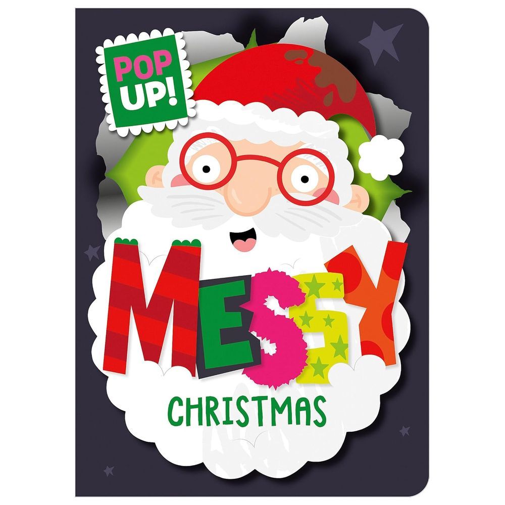 ميك بيليف آيدياز-  كتاب Messy Christmas Pop-up Board Book