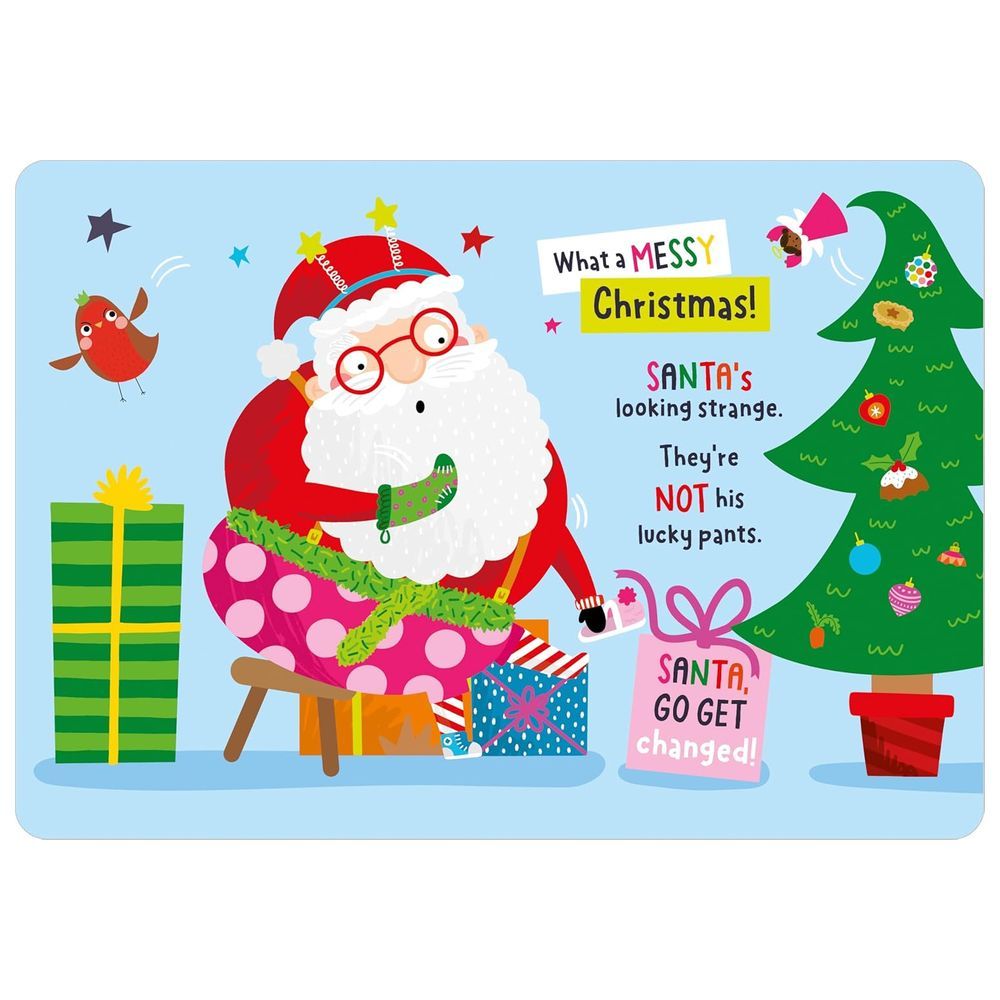 ميك بيليف آيدياز-  كتاب Messy Christmas Pop-up Board Book