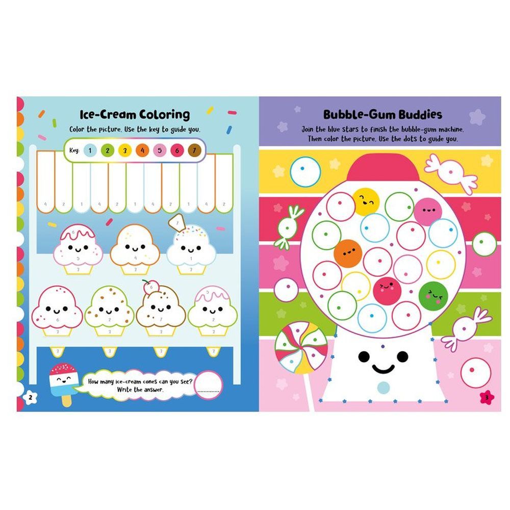 Make Believe Ideas - Squishy Friends: Foodie Cuties Activity Book