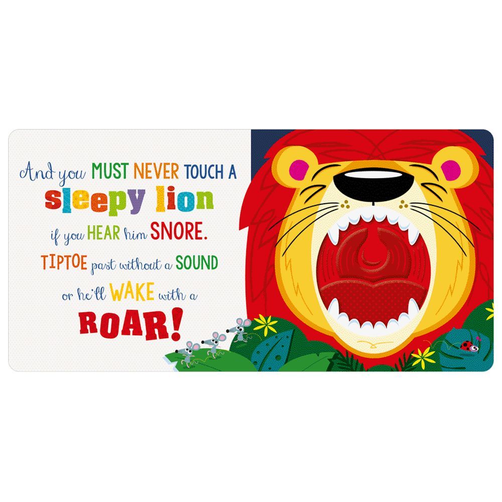 Make Believe Ideas - Never Touch a Sleepy Lion! Board Book