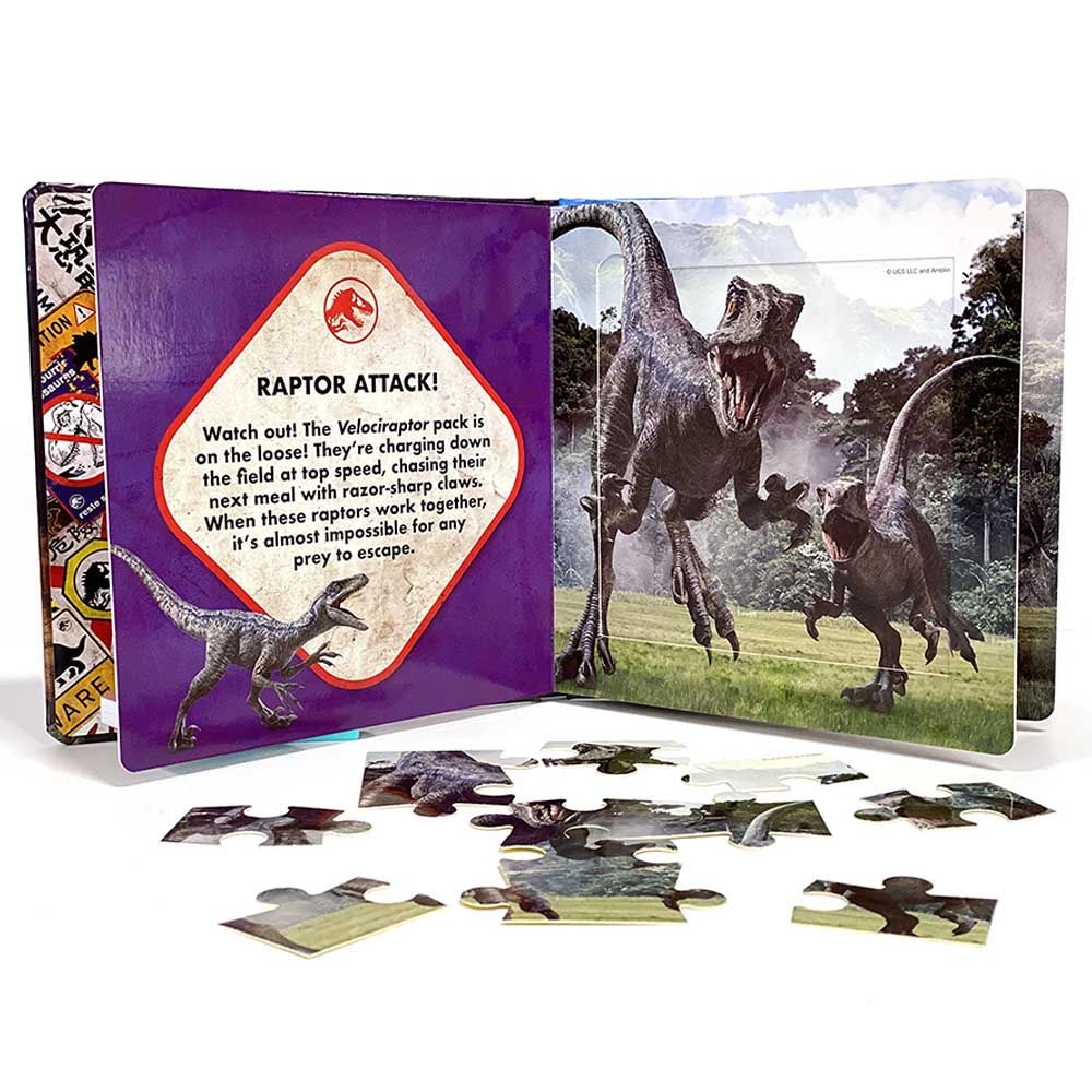 كتاب Universal Jurassic World My First Puzzle Book