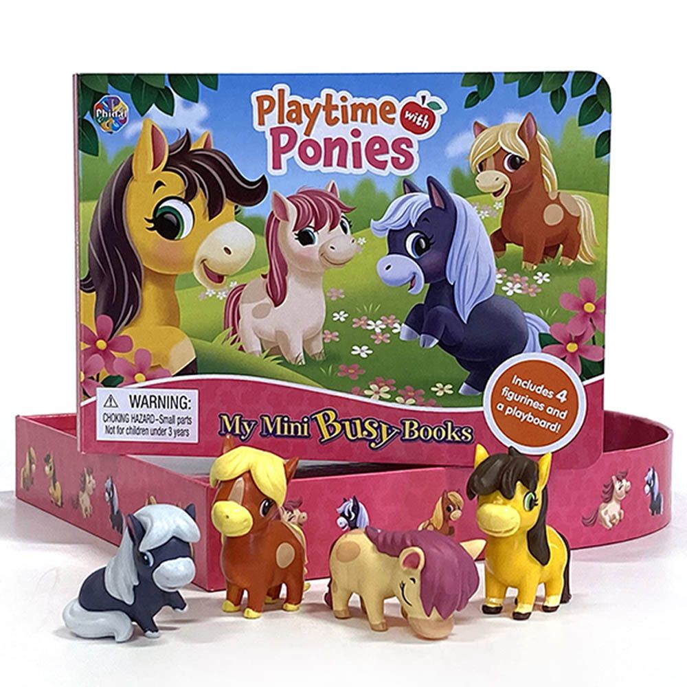 كتاب Playtime Ponies Mini Busy Books