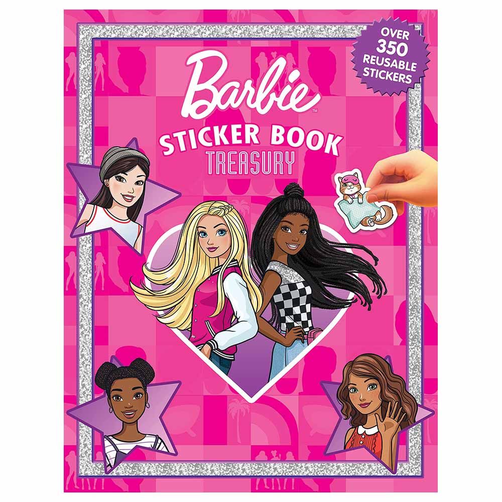 كتاب Mattel Barbie Sticker Book Treasury Book