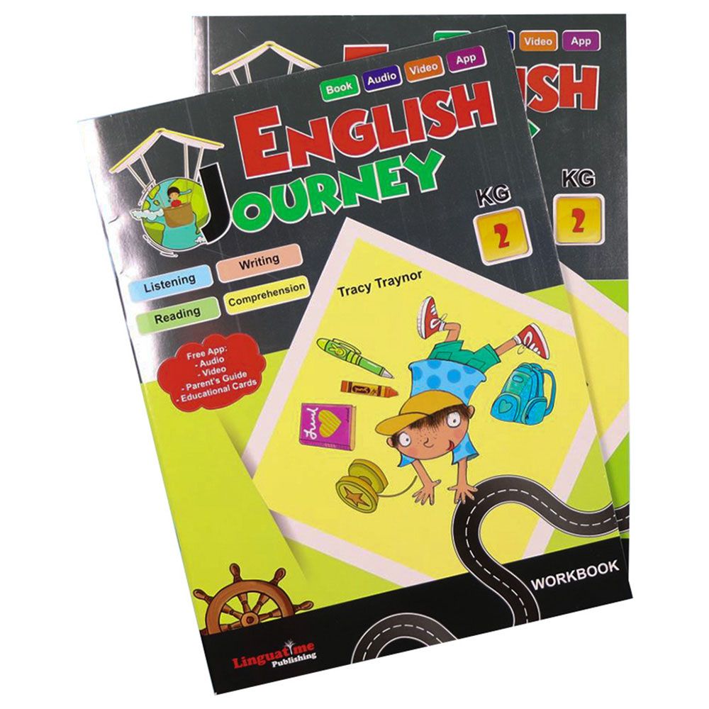 مجموعة كتب English Journey: KG2 w  App -  عدد 6