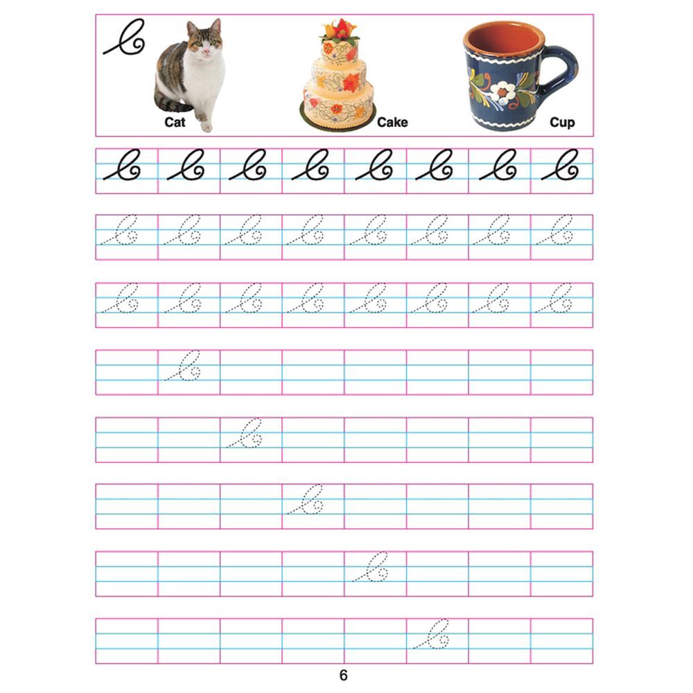 كتاب - Cursive Writing Book - Capital Letters - Part A