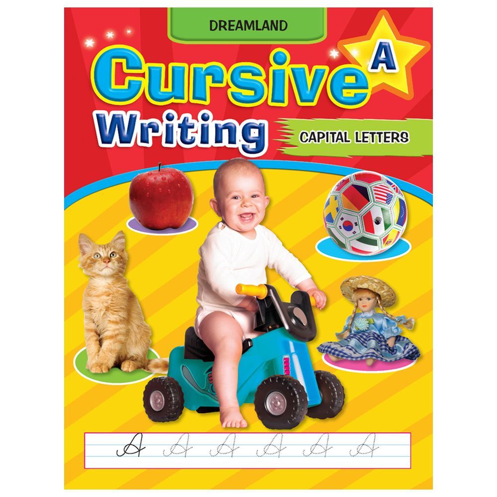 كتاب - Cursive Writing Book - Capital Letters - Part A