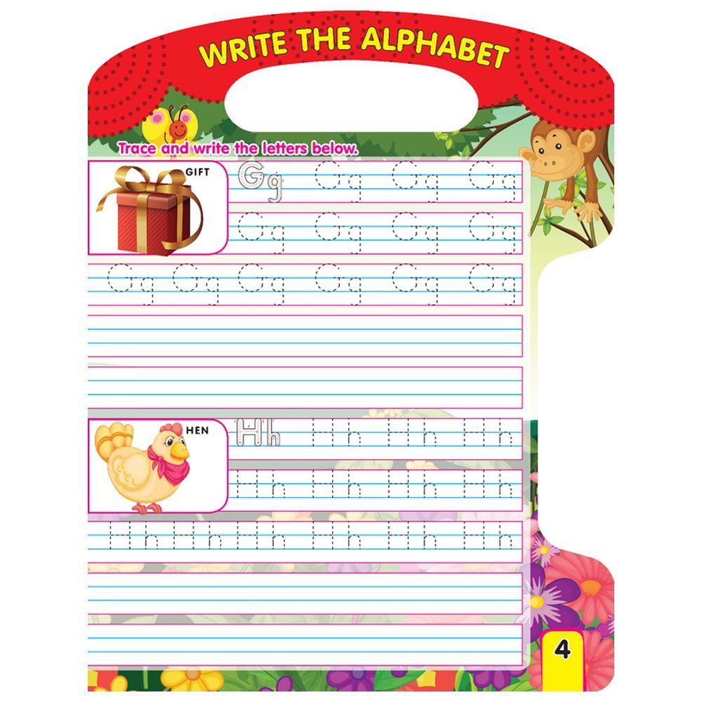 كتاب - Write and Wipe Book - Alphabets