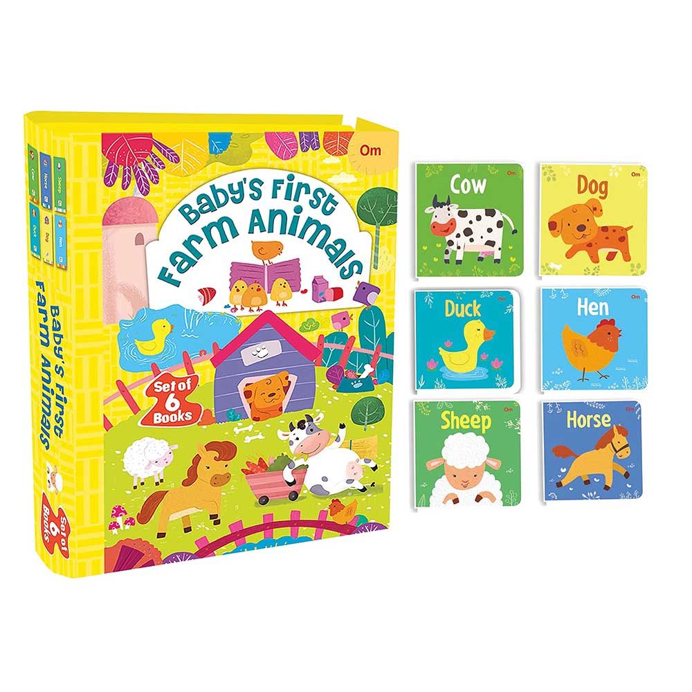 كتاب Baby's First Farm Animals - Pack of 6