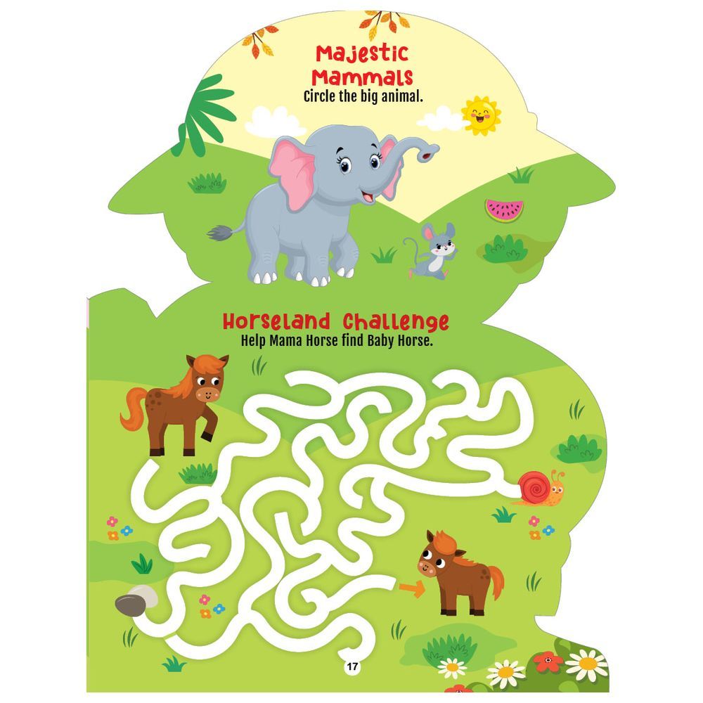 كتاب - Step Into The Animal Kingdom Activity And Colouring Fun Book