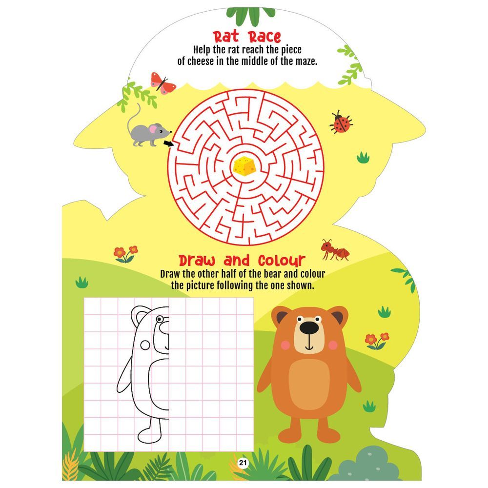 كتاب - Step Into The Animal Kingdom Activity And Colouring Fun Book