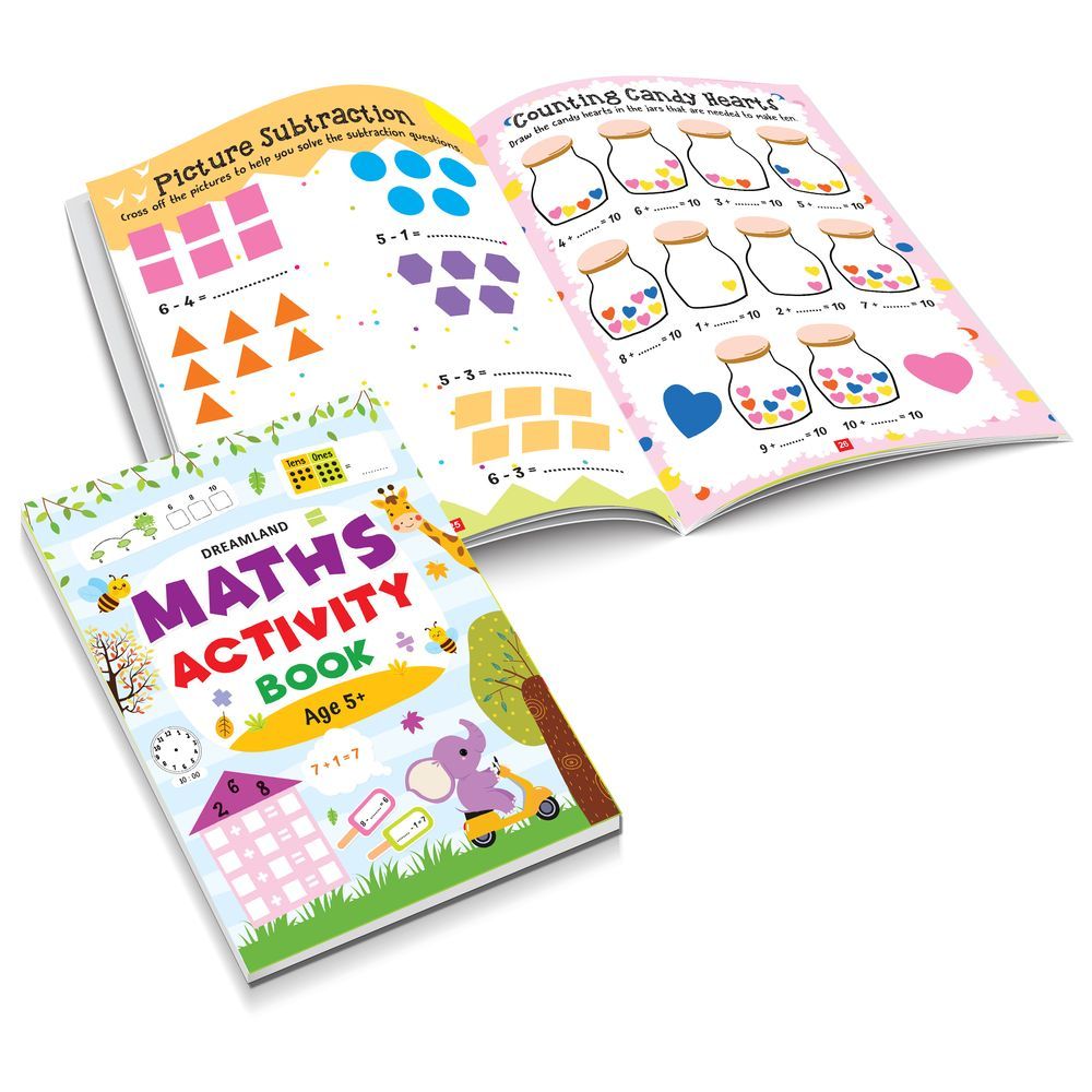 Maths Activity Book for Children - Set of 3