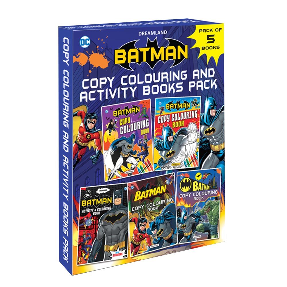 كتب التلوين والانشطة Batman Copy Colouring And Activity Books - عدد 5