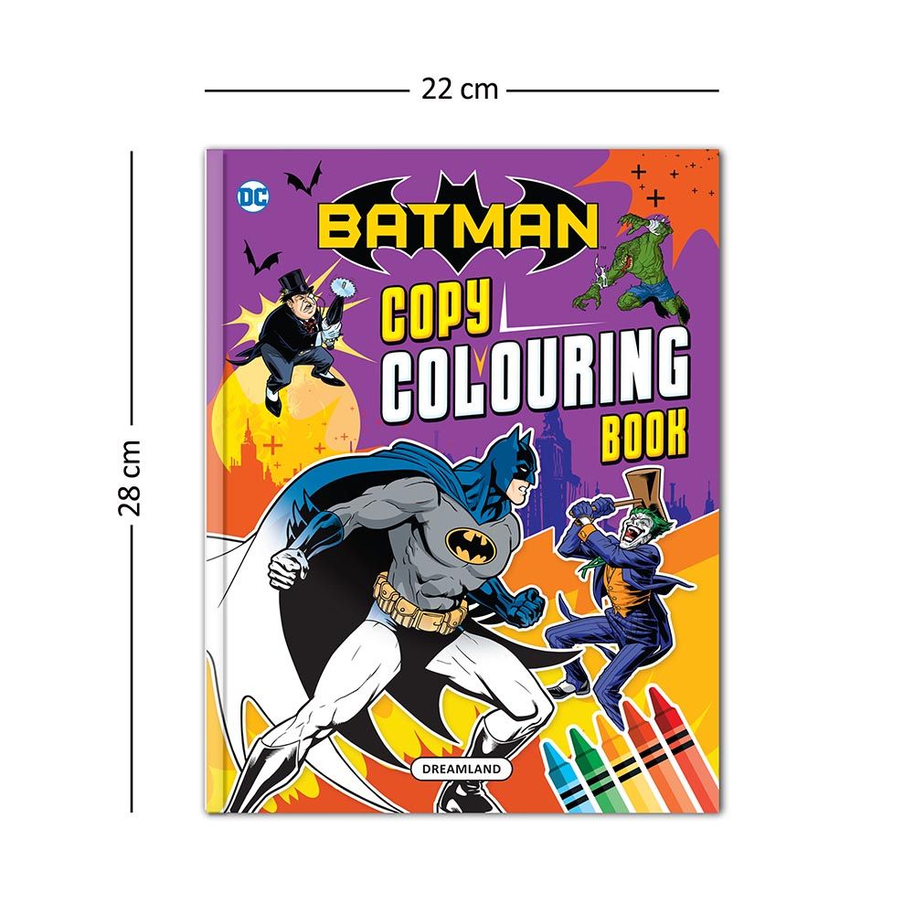 كتب التلوين والانشطة Batman Copy Colouring And Activity Books - عدد 5