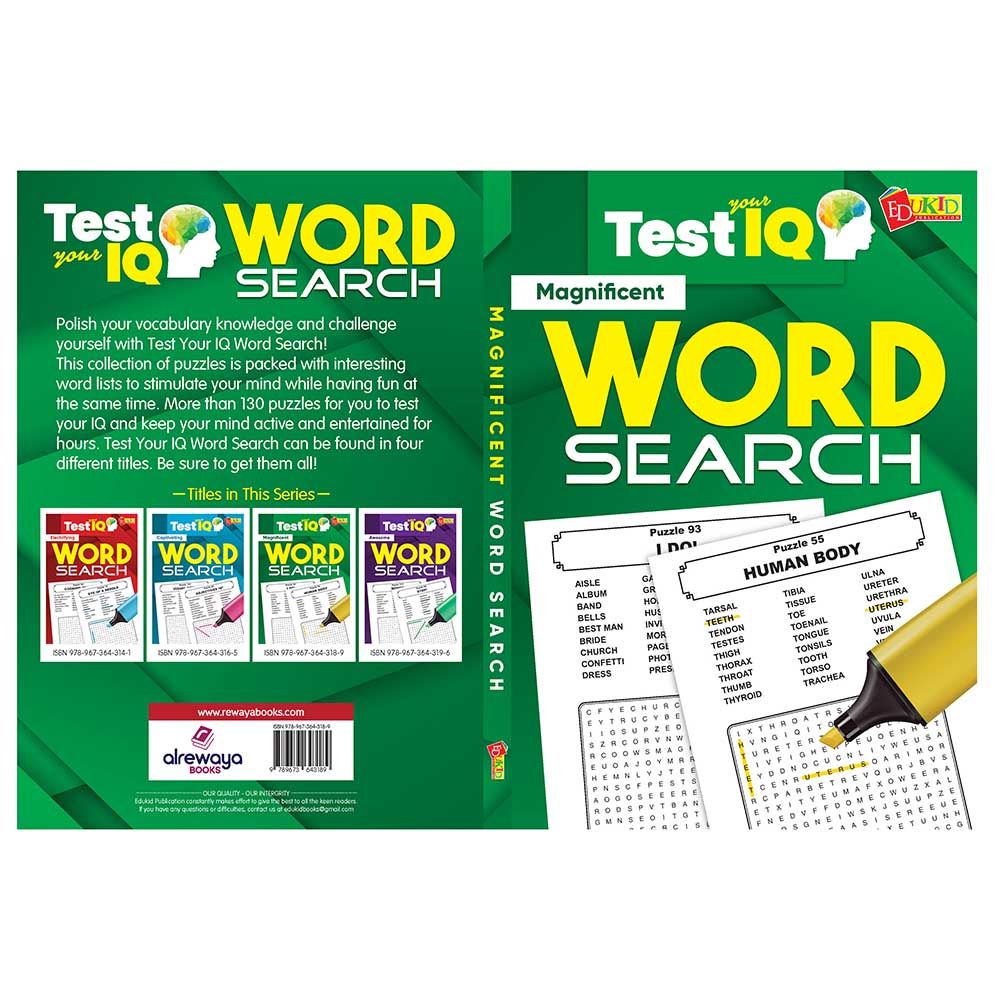 كتاب Test Your IQ: World Search - Magnificent