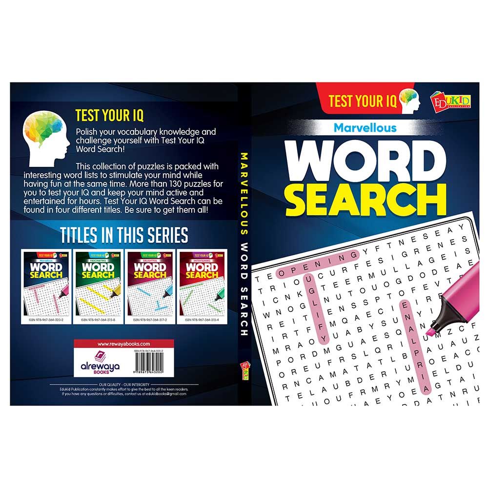 كتاب Test Your IQ: World Search - Marvellous