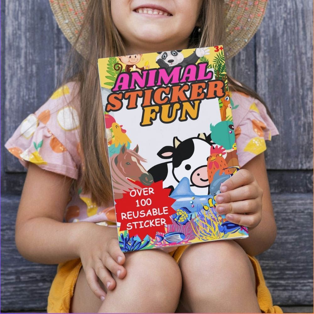 Just Kidding - Animal Sticker Fun Books For Kids