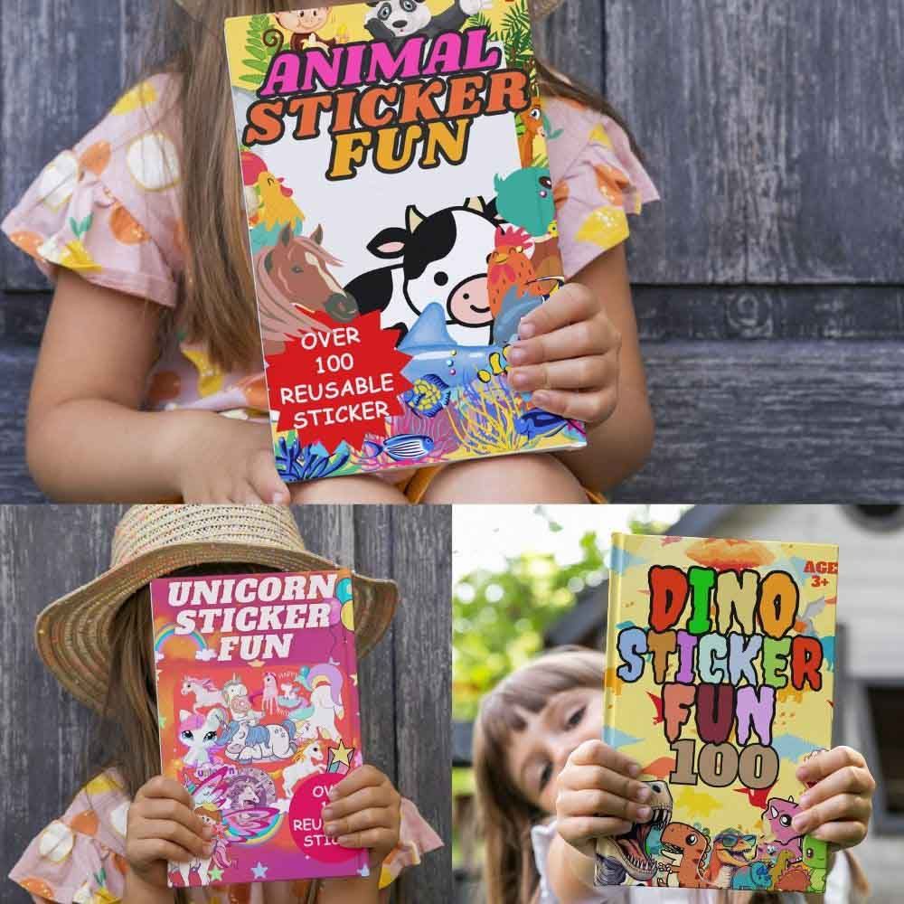 Just Kidding - Animal Sticker Fun Books For Kids