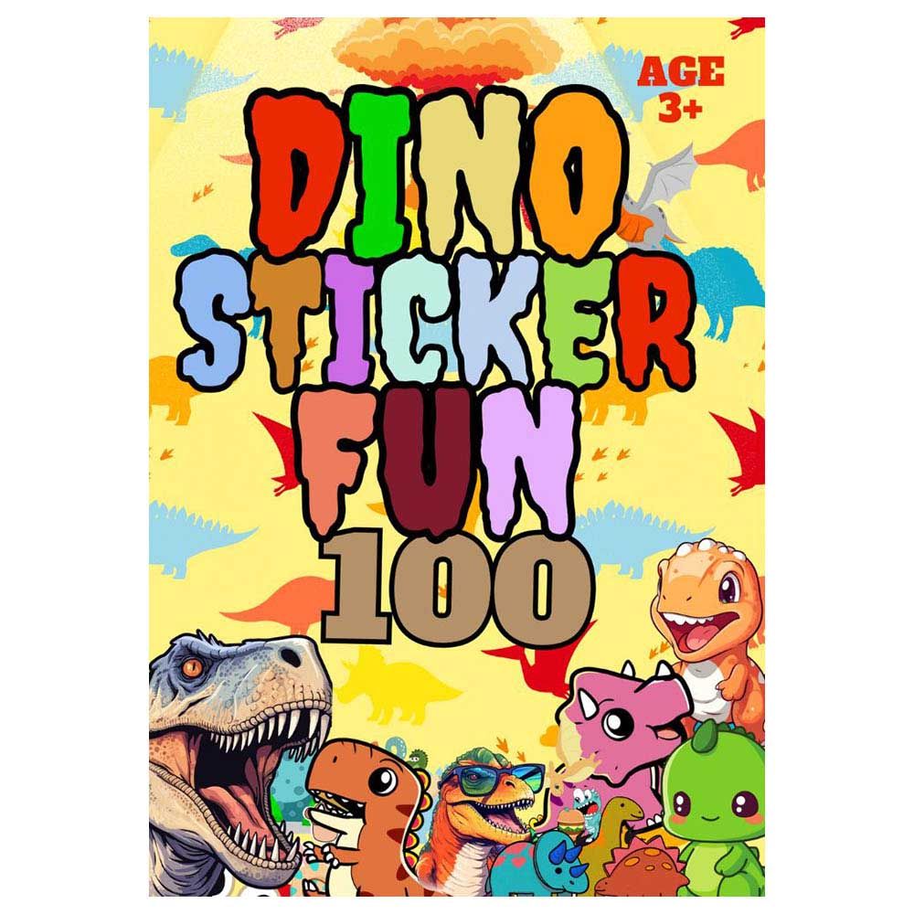 جست كيدنغ - كتاب انشطة الملصقات Dino Sticker Fun 