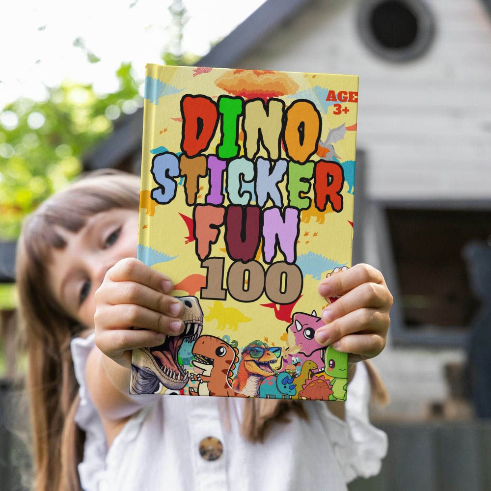 Just Kidding - Dino Sticker Fun Activity Book