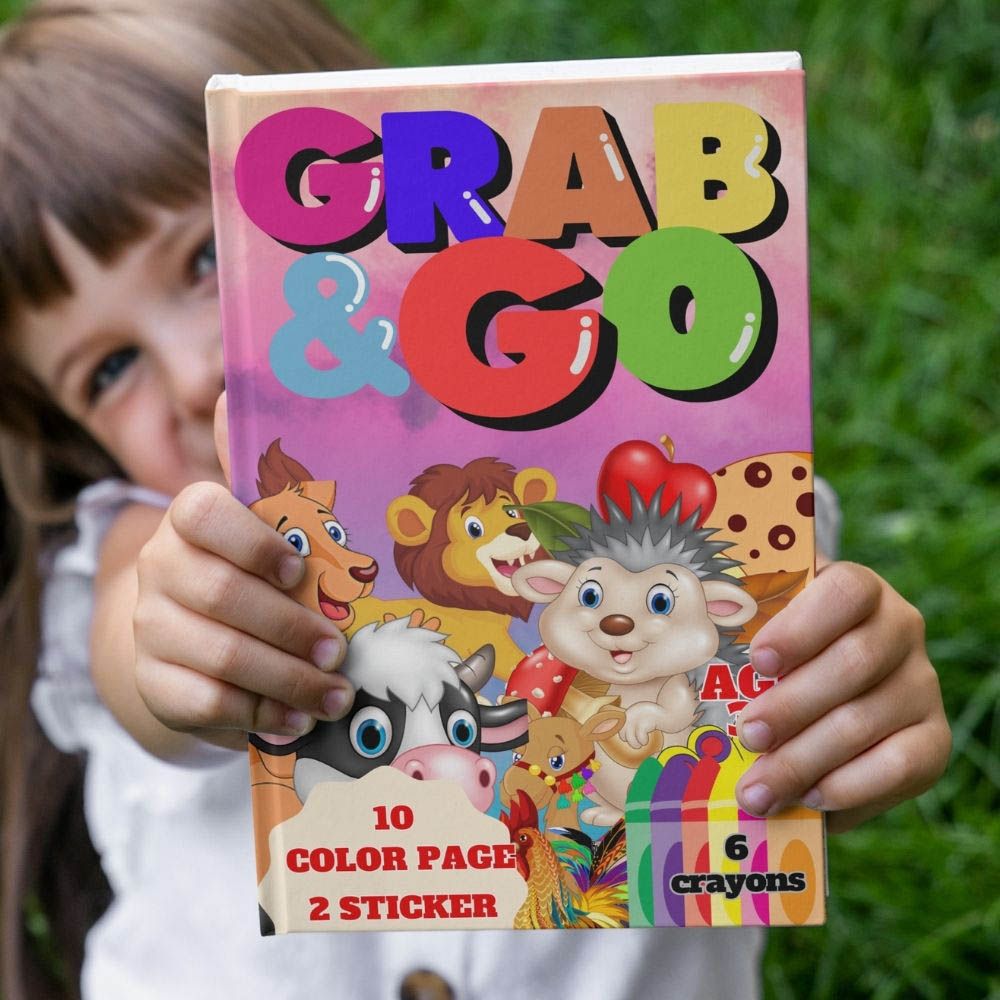 Just Kidding - Animal Grab And Go Activity Pack For Kids