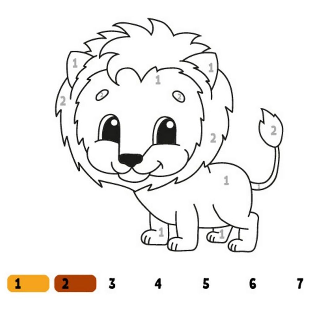 Just Kidding - Animal Color By Number Pack For Kids