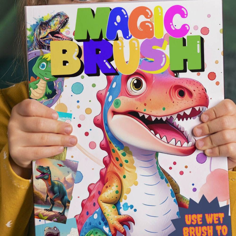 Just Kidding - Dinosaur Magic Painting Kit