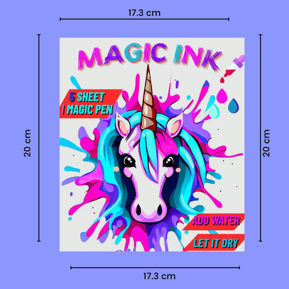 Just Kidding - Unicorn Magic Ink Activity Set