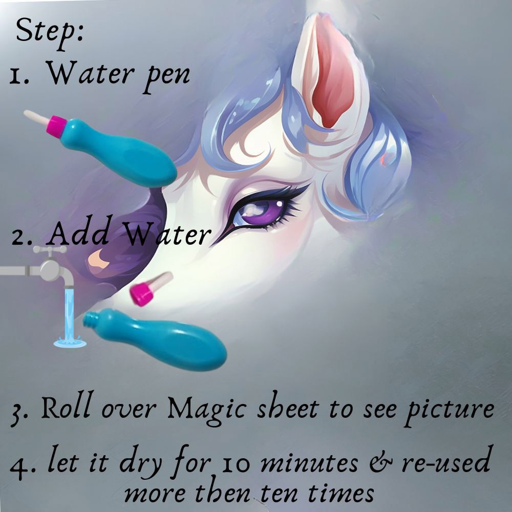 Just Kidding - Unicorn Magic Ink Activity Set