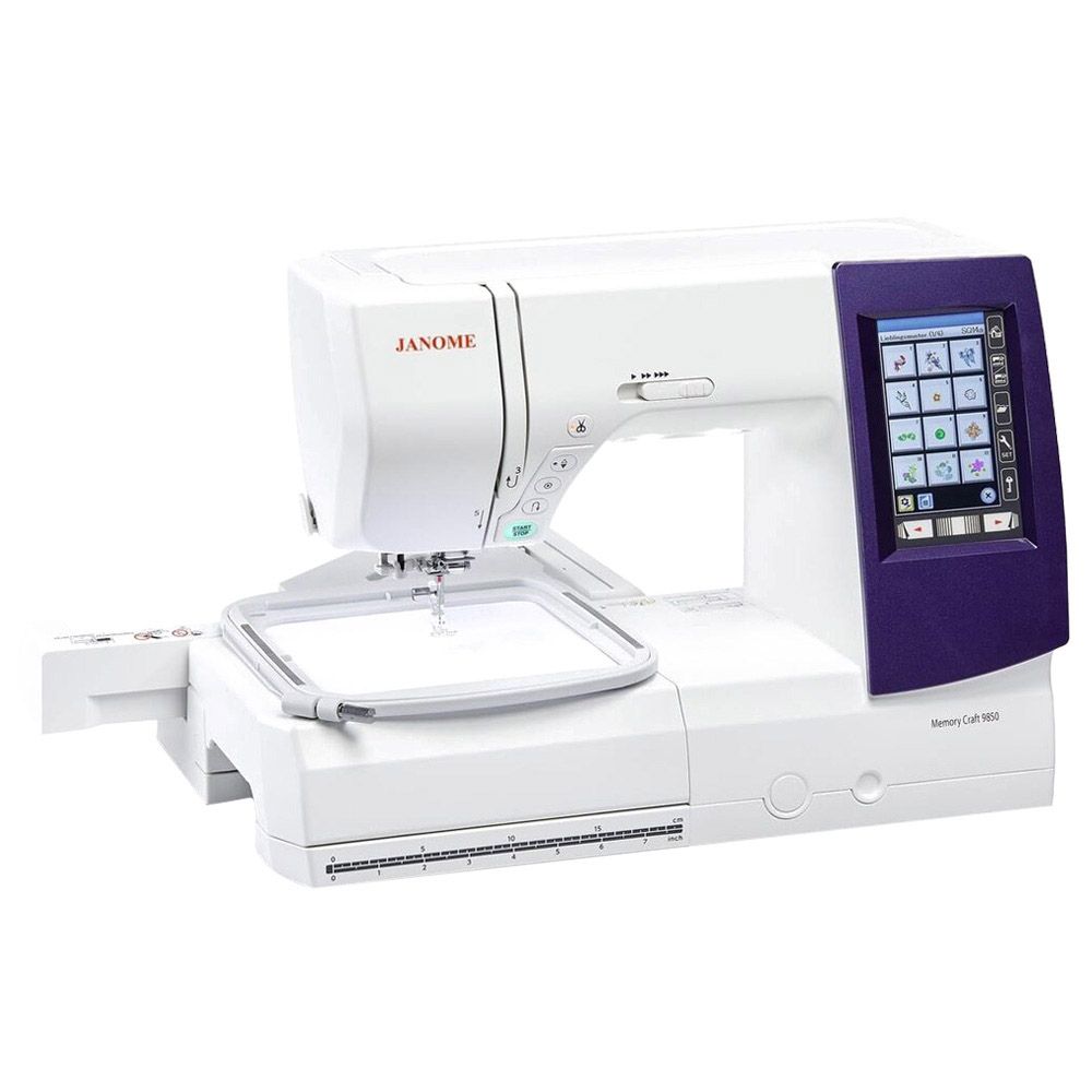 Janome - MC9850 Sewing And Embroidery Machine - White