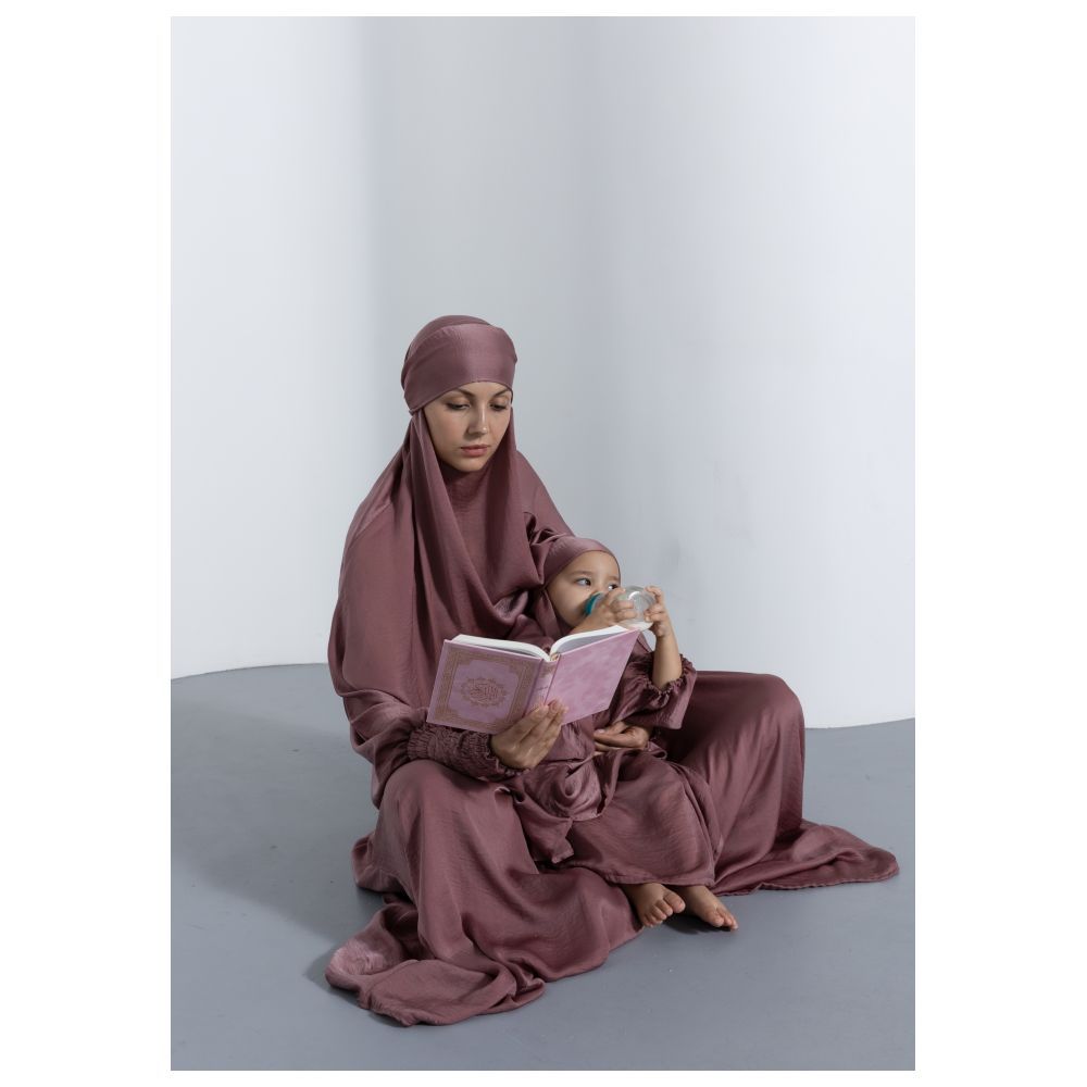 The Modest Company - French Jilbab Dress - Rosewood