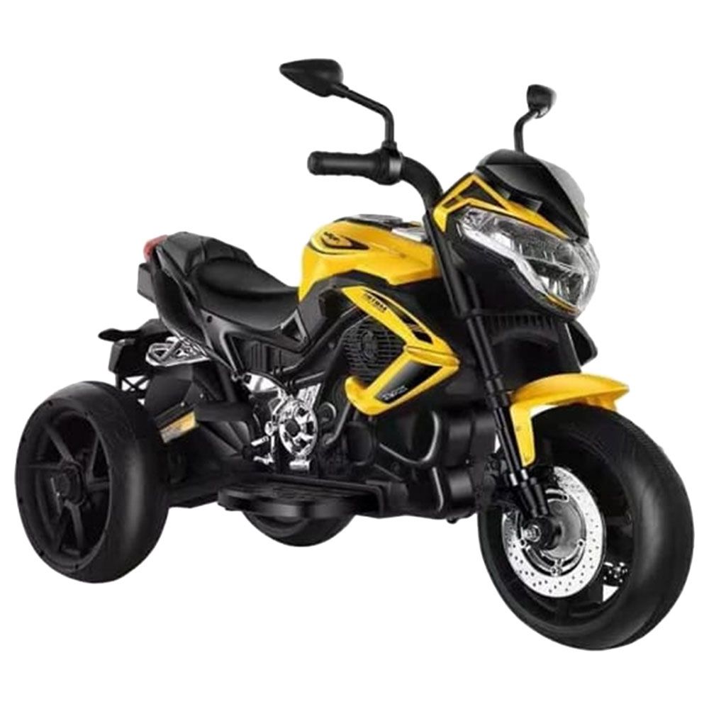 Megastar - 12V Xblade Ride On Trike Electric Motorbike - Yellow