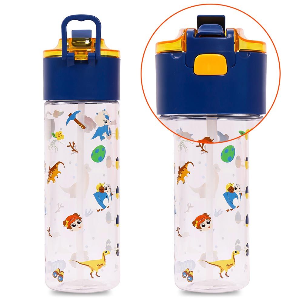 Eazy Kids - Lunch Bag & Activity Backpack - 3pcs - Dinosaur Blue