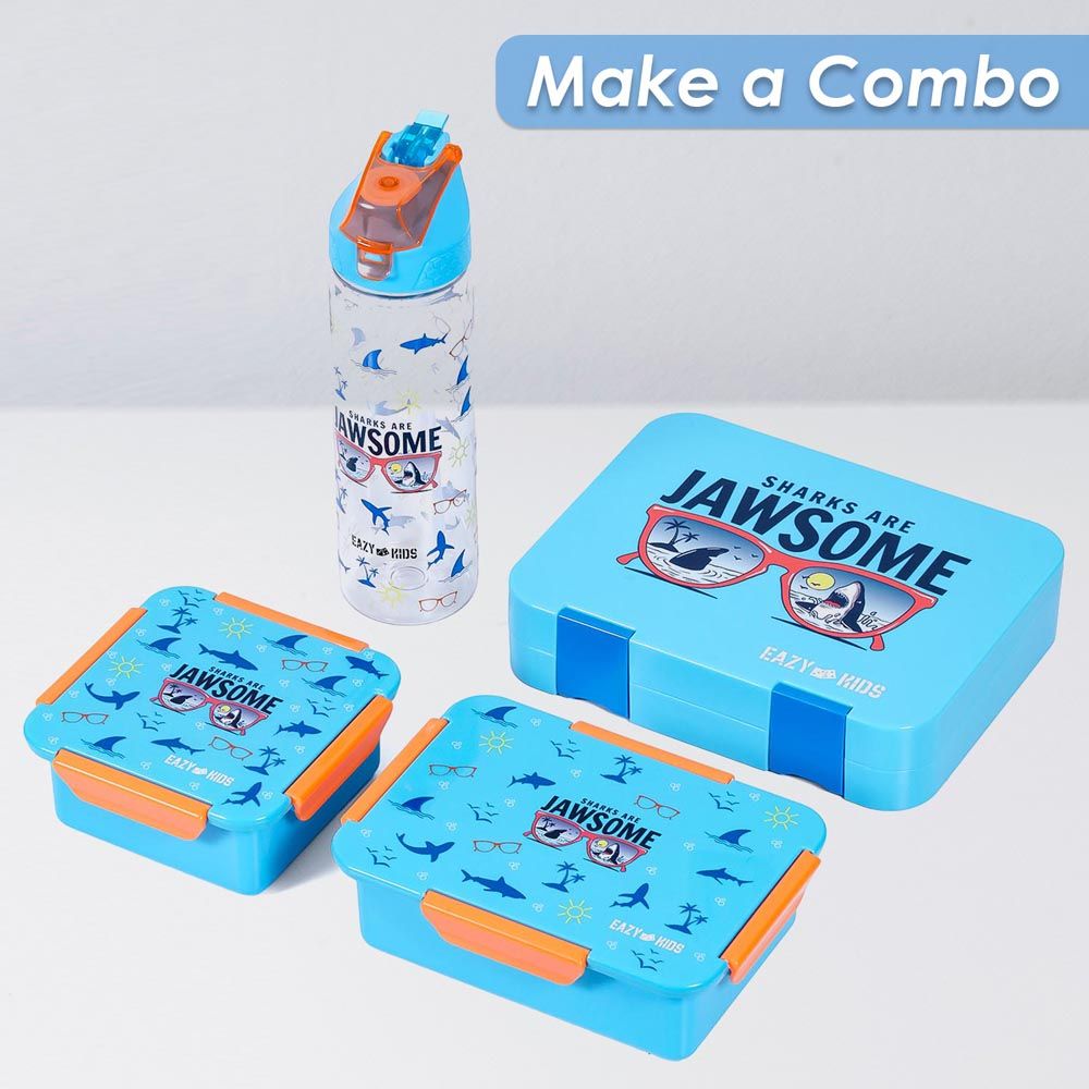 Eazy Kids - Lunch Box Set - Jawsome Blue