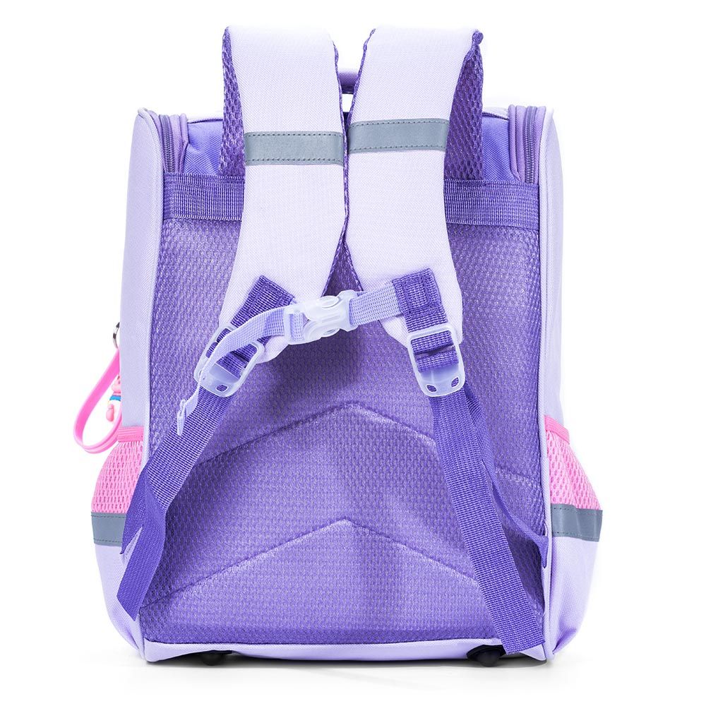 Eazy Kids - Unicorn School Bag With Trolley - Prince Purple