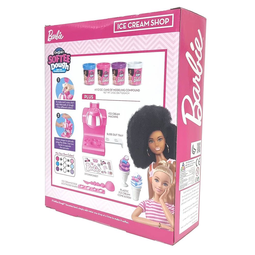 Barbie - Softee Dough Ice Cream Shop Kit