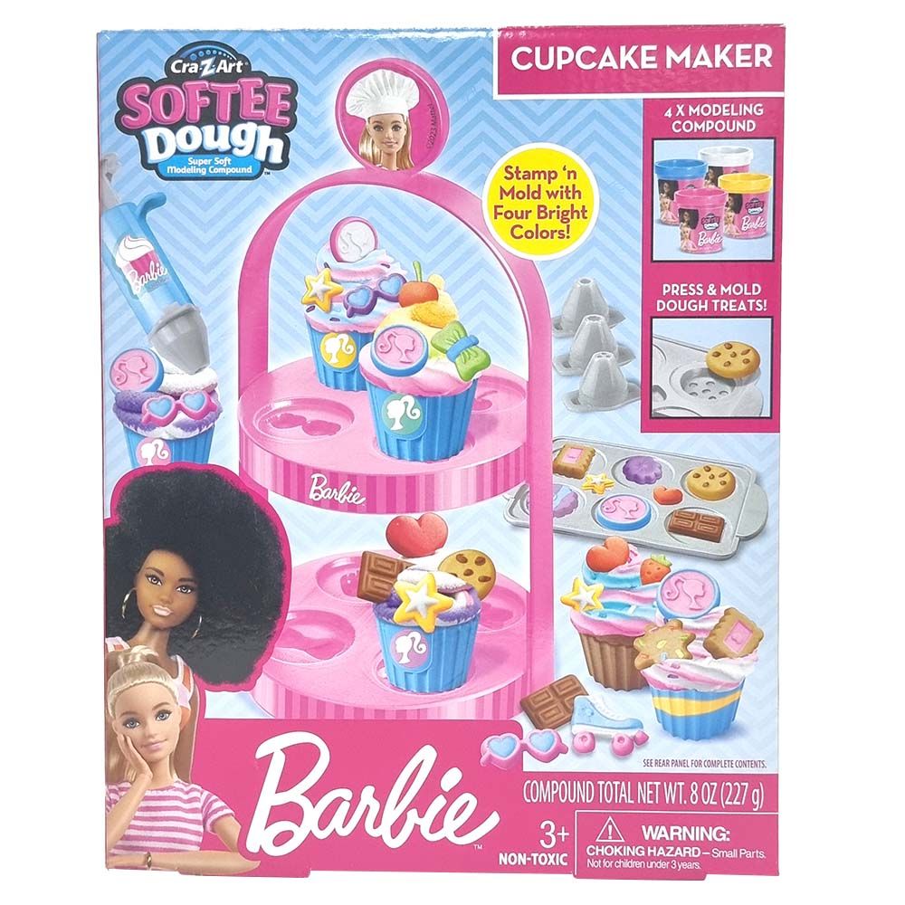 Barbie - Softee Dough Cupcake Maker Kit