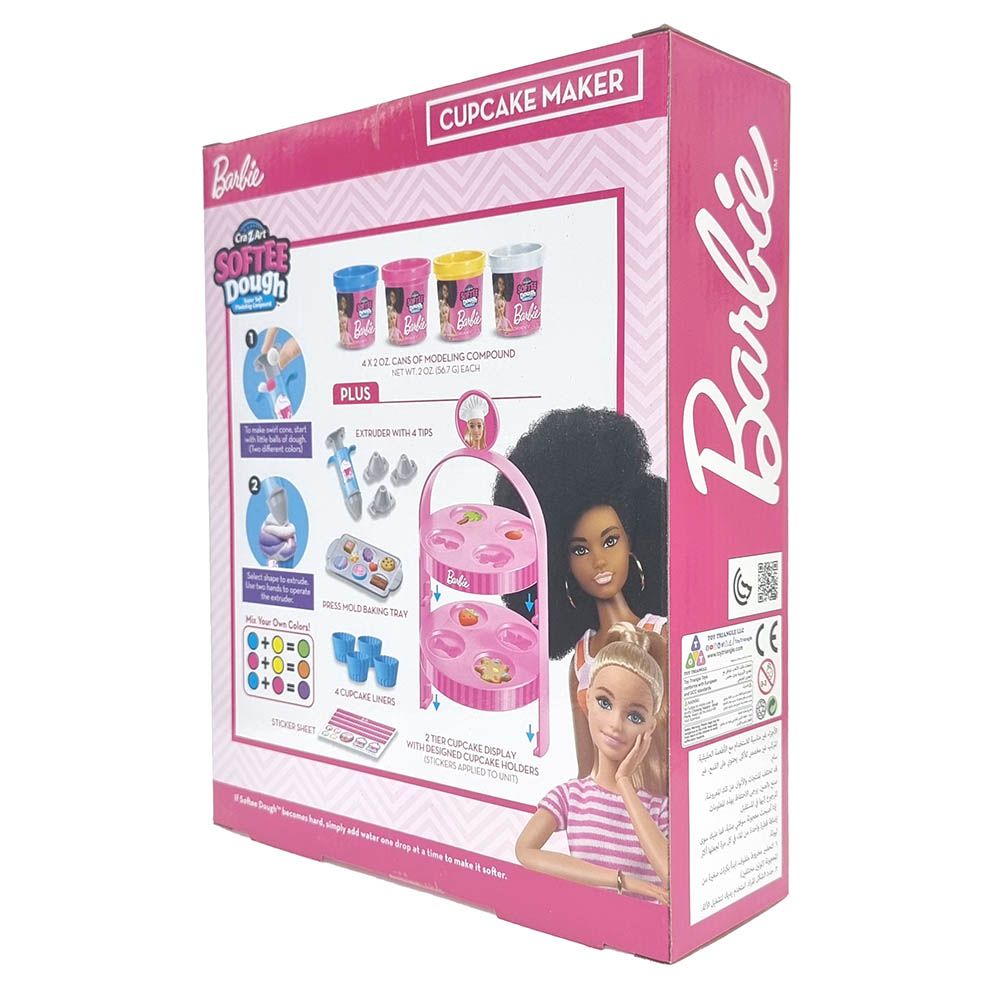 Barbie - Softee Dough Cupcake Maker Kit