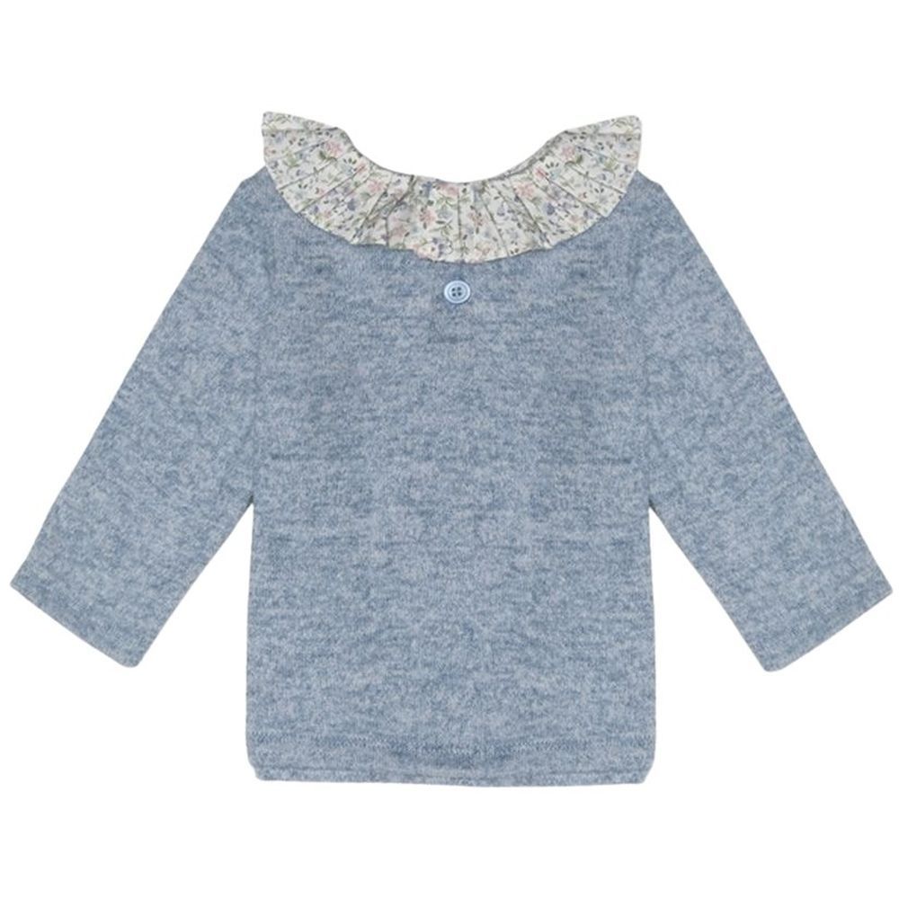 Jules & Juliette - Carine Long Sleeves T-Shirt - Blue