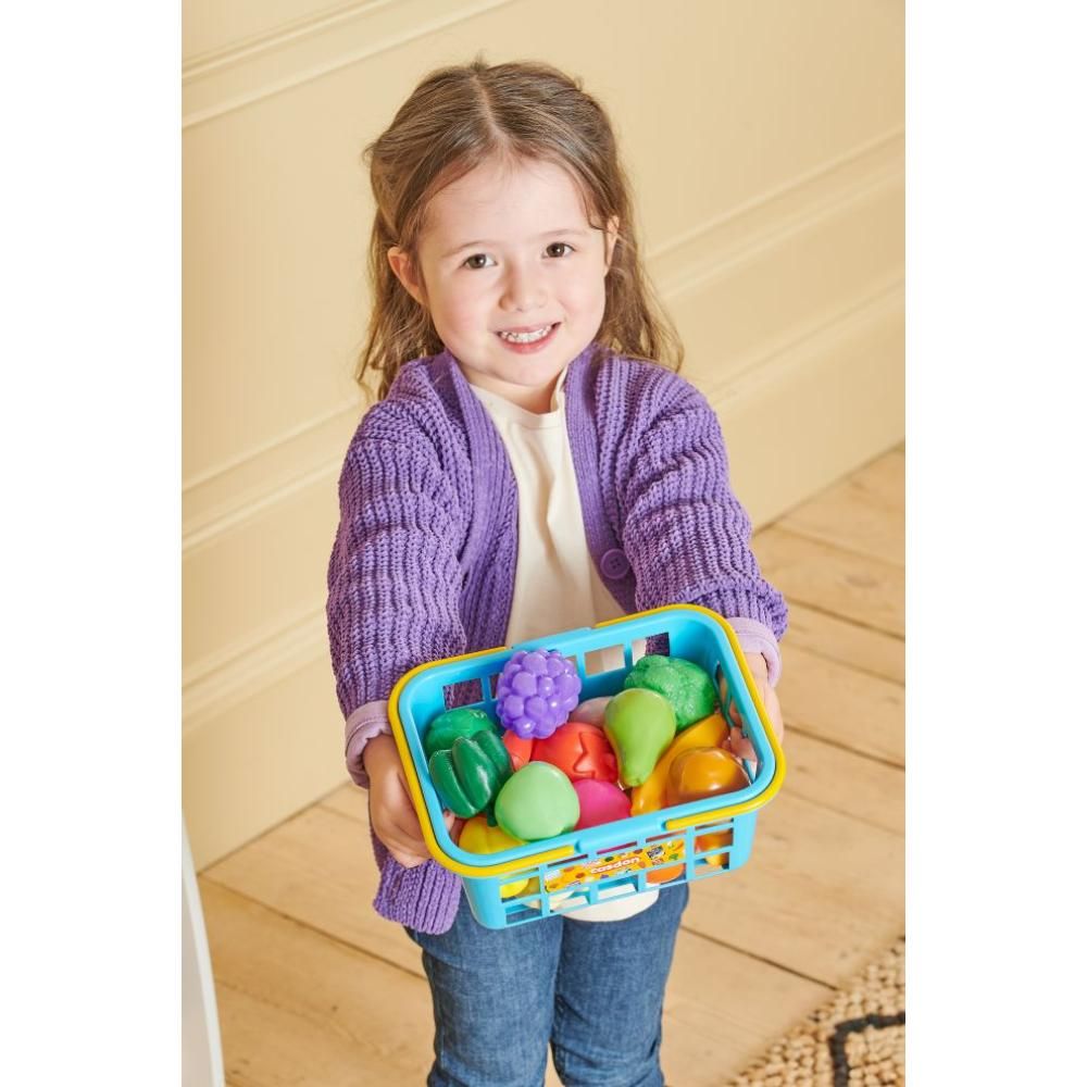 Casdon - Fruit & Veg Basket: Play Shop Set