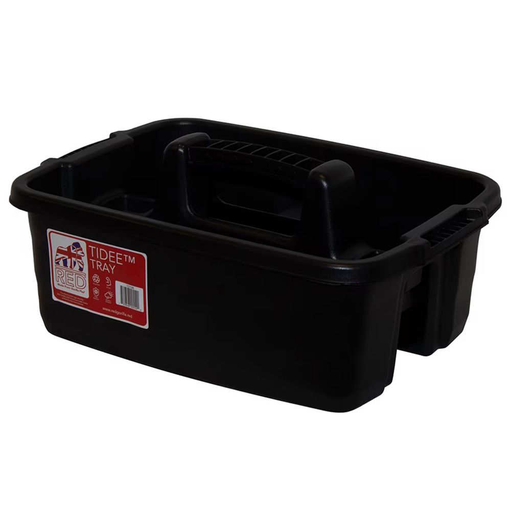 Red Gorilla - Tidee Plastic Tote Tray - Black