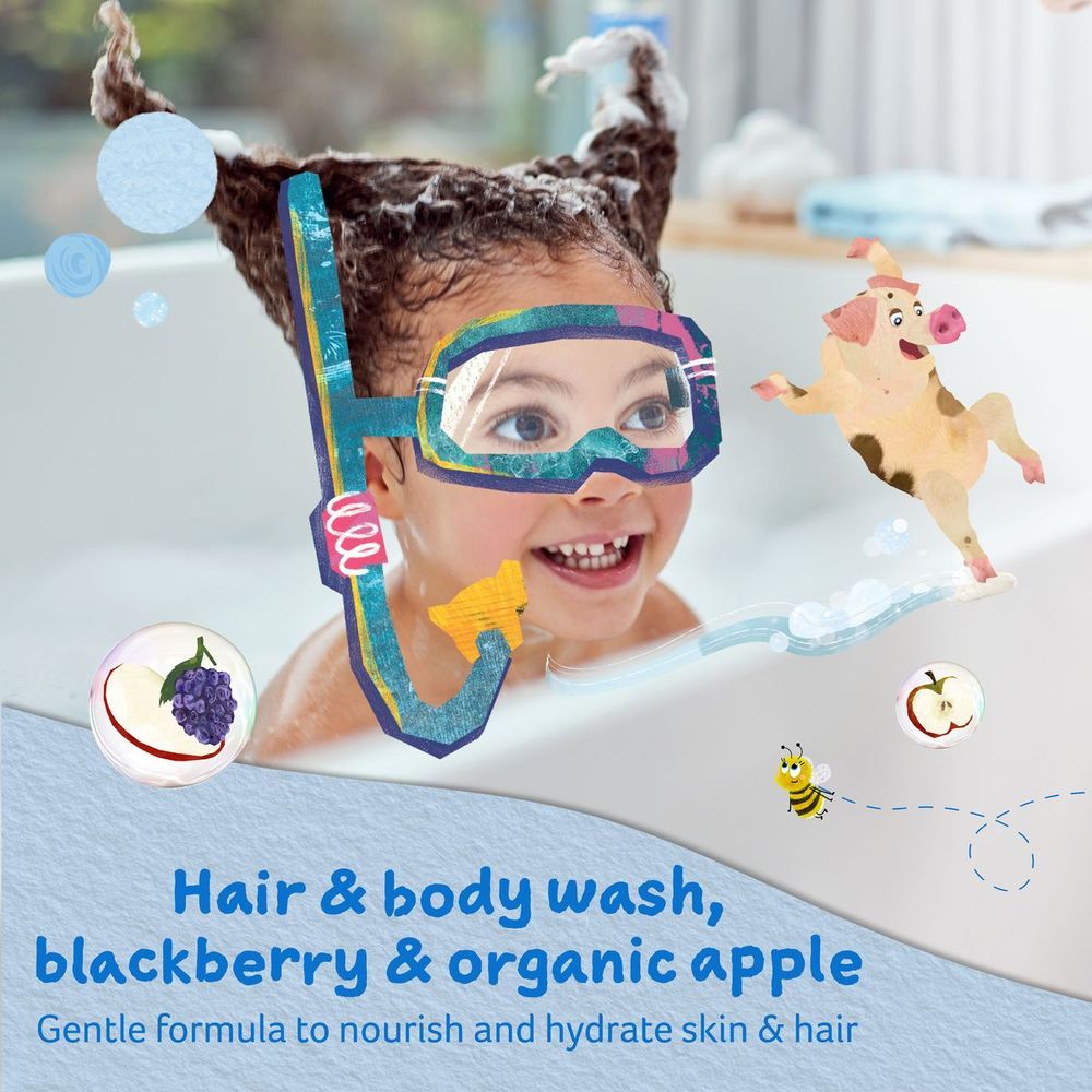 Childs Farm - Hair&Body Wash-Blackberry&Organic Apple Extract - 250 ml