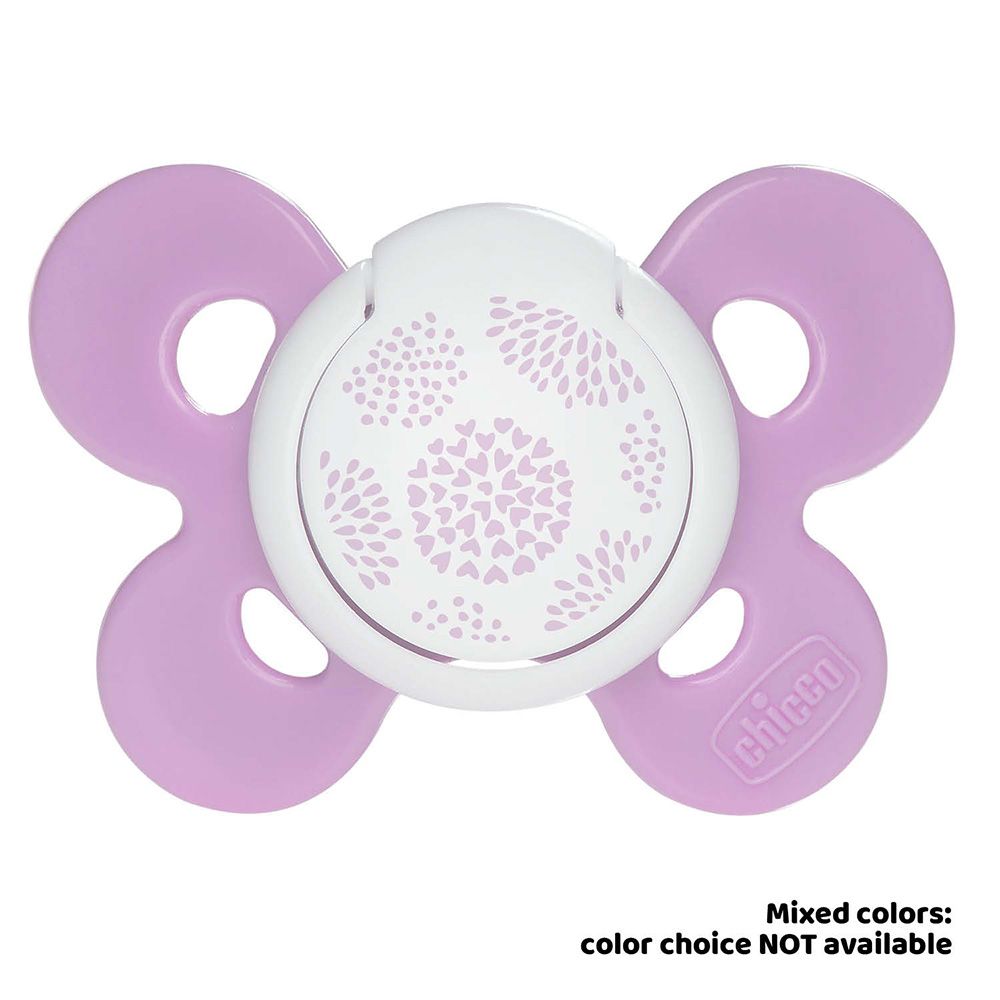 Chicco Physio Comfort Pink 6-16M Silicone 1pc - Assorted