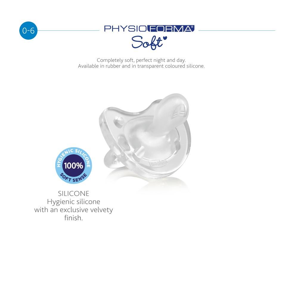 Chicco Silicone Soother PHYSIO Soft (6-16m)