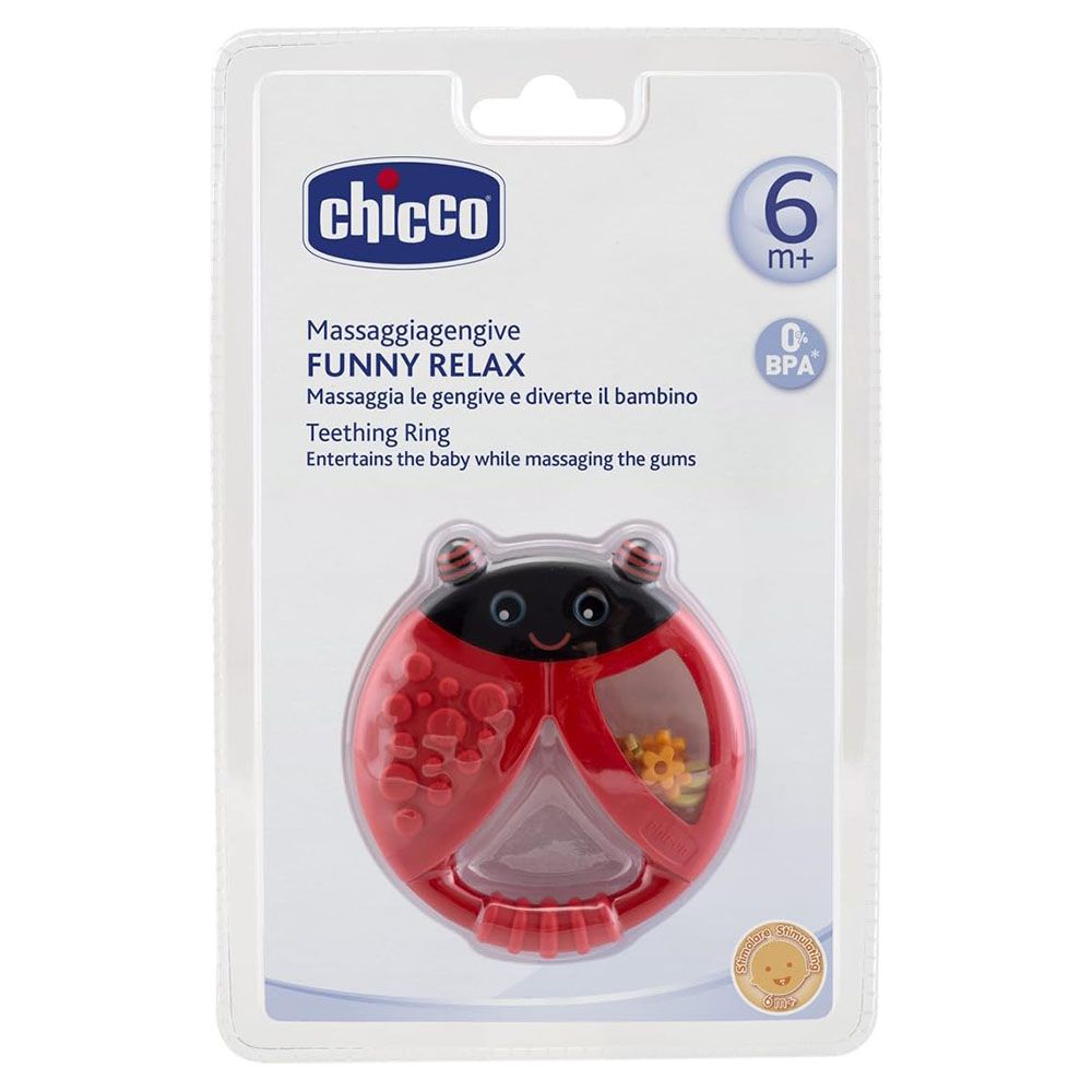 Funny Relax Teething Ring 6M+ 1Pc.