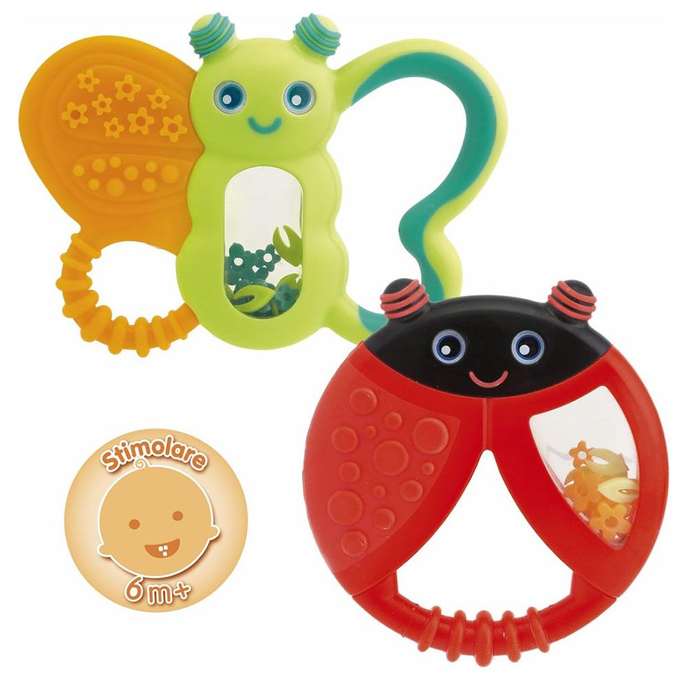 Funny Relax Teething Ring 6M+ 1Pc.